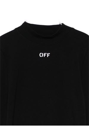 tshirt in cotone nero OFF WHITE KIDS | OGDH003F25JER0011001